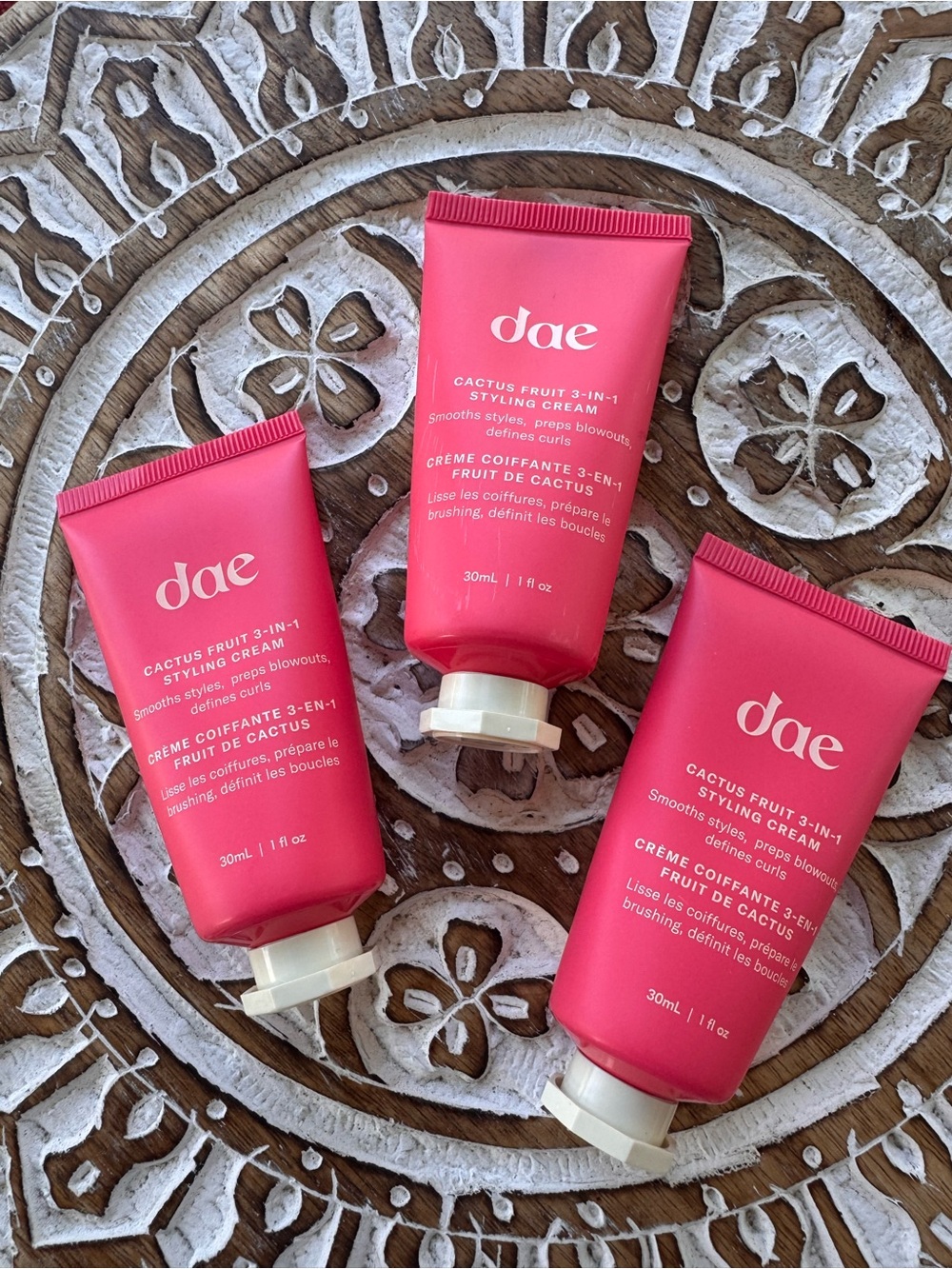 Dae Cactus Fruit 3 in 1 Styling Cream 1 oz Three Pack New